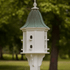 Fancy Home Products Birdhouses White/Patina Copper 14" Octagon Birdhouse with 8 Perches