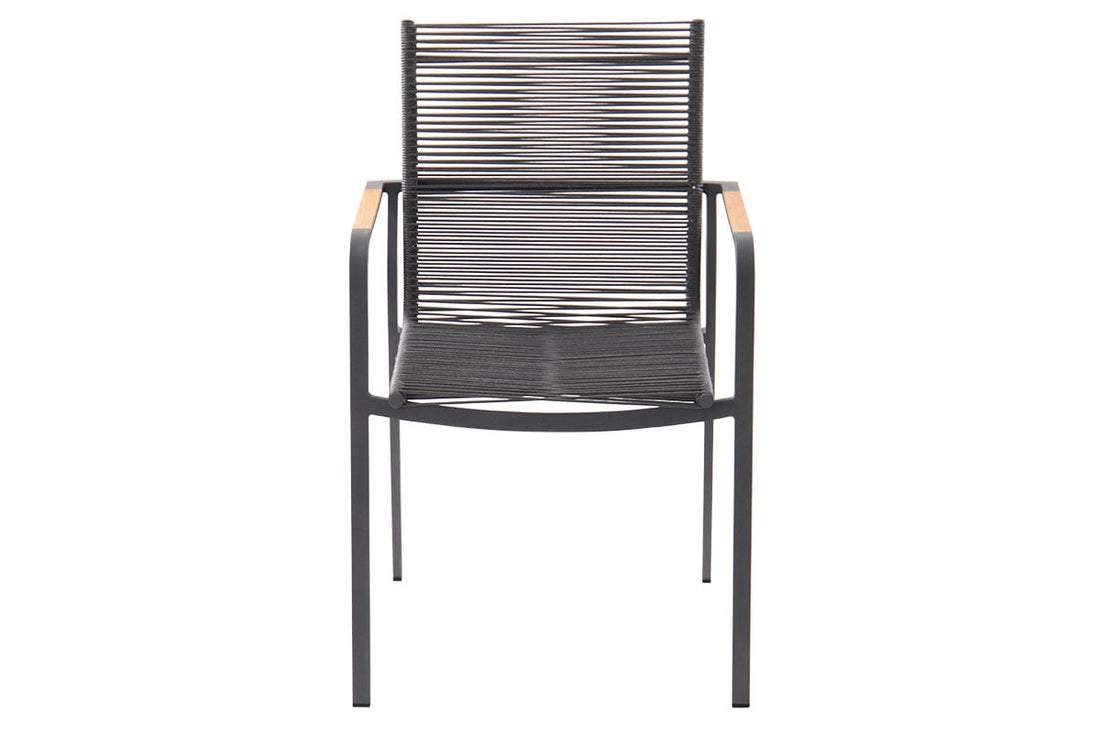Lighthouse Casual Living Outdoor Furniture Kiera Aluminum Rope Dining Chair