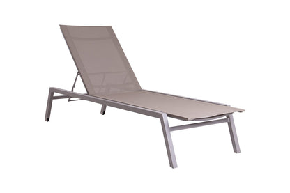 Lighthouse Casual Living Sling Chaise Kiera Stackable Aluminum Sun Lounger