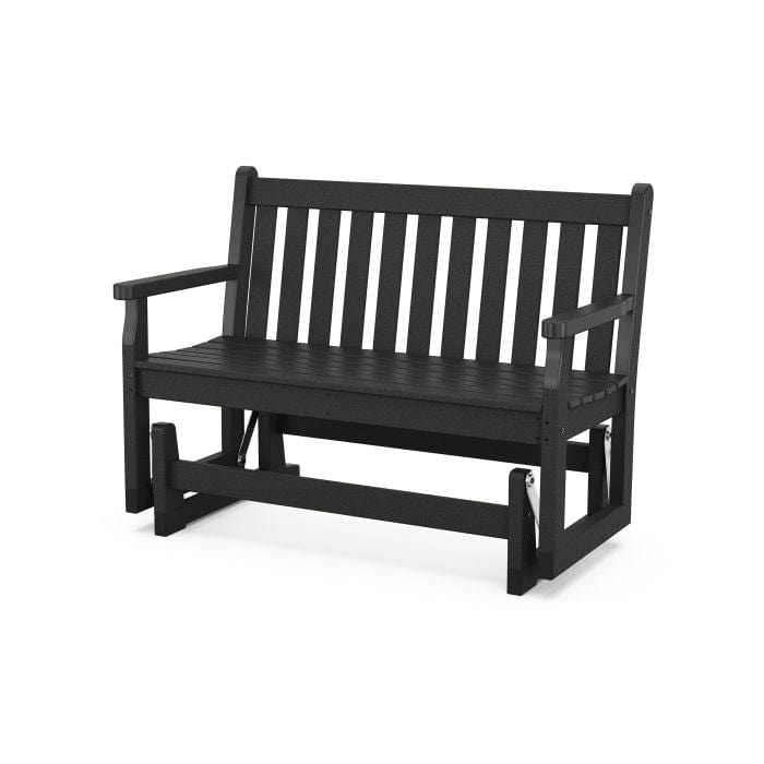 Polywood Polywood Black Polywood Traditional Garden 48&quot; Glider