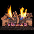 R.H. Peterson Vent Free Gas Log Kits Charred Aged Split Oak Vent-Free Gas Log Set