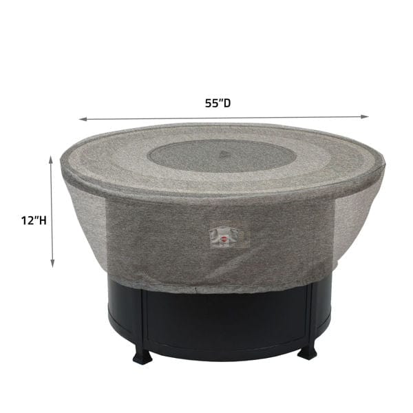 SHIELD OUTDOOR COVERS Firepit Cover Cover for Round Fire Pit